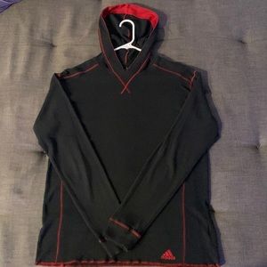 Mens Adidas Therma BBall Hoodie L